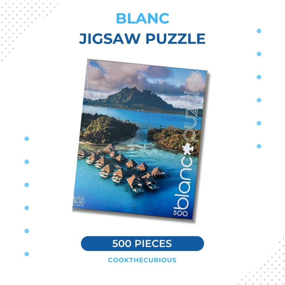 Blanc Jigsaw Puzzle, 500 pieces, Bora Bora